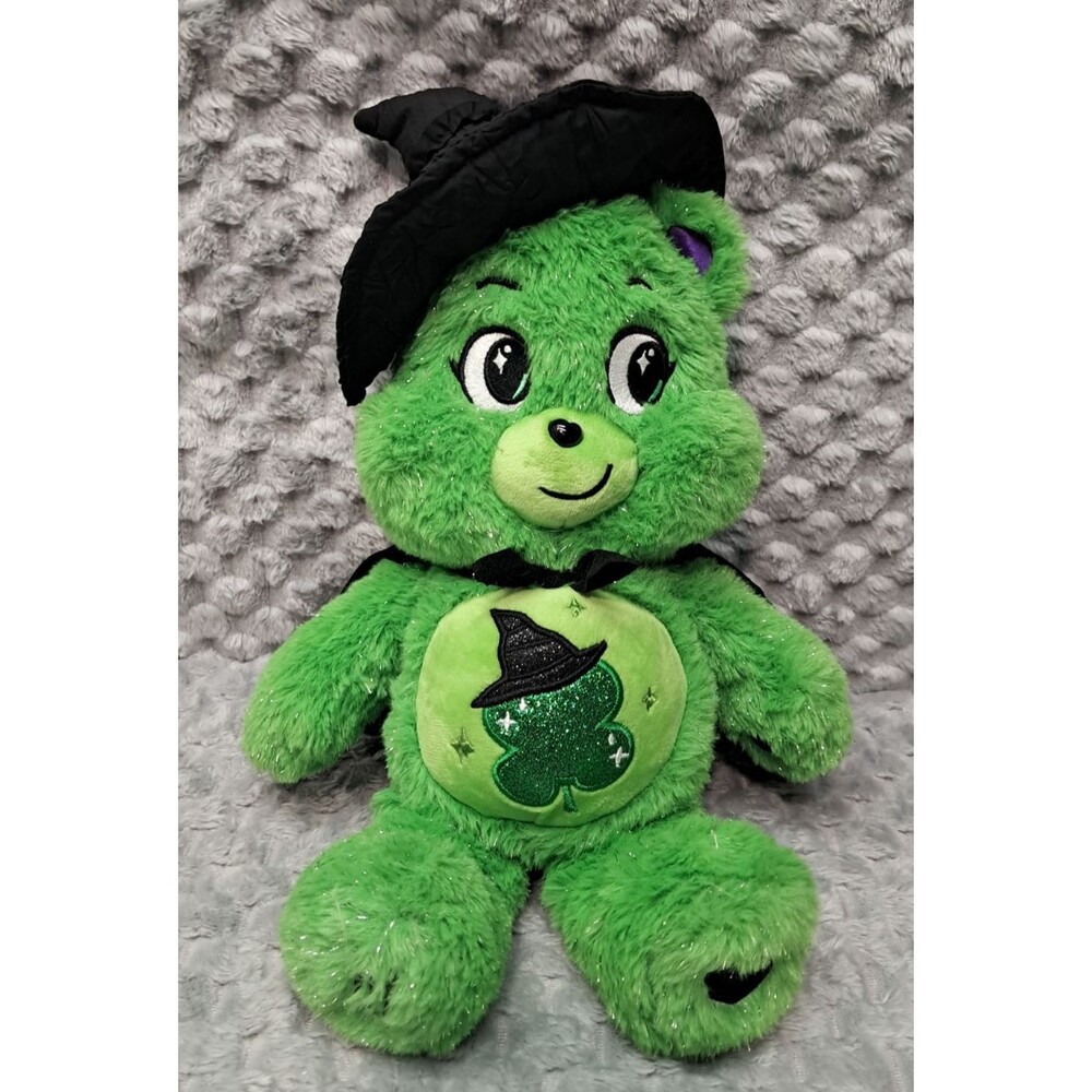 Care Bears Wicked Good Luck Elphaba Witch Plush Green Stuffed Animal 2025 Clover